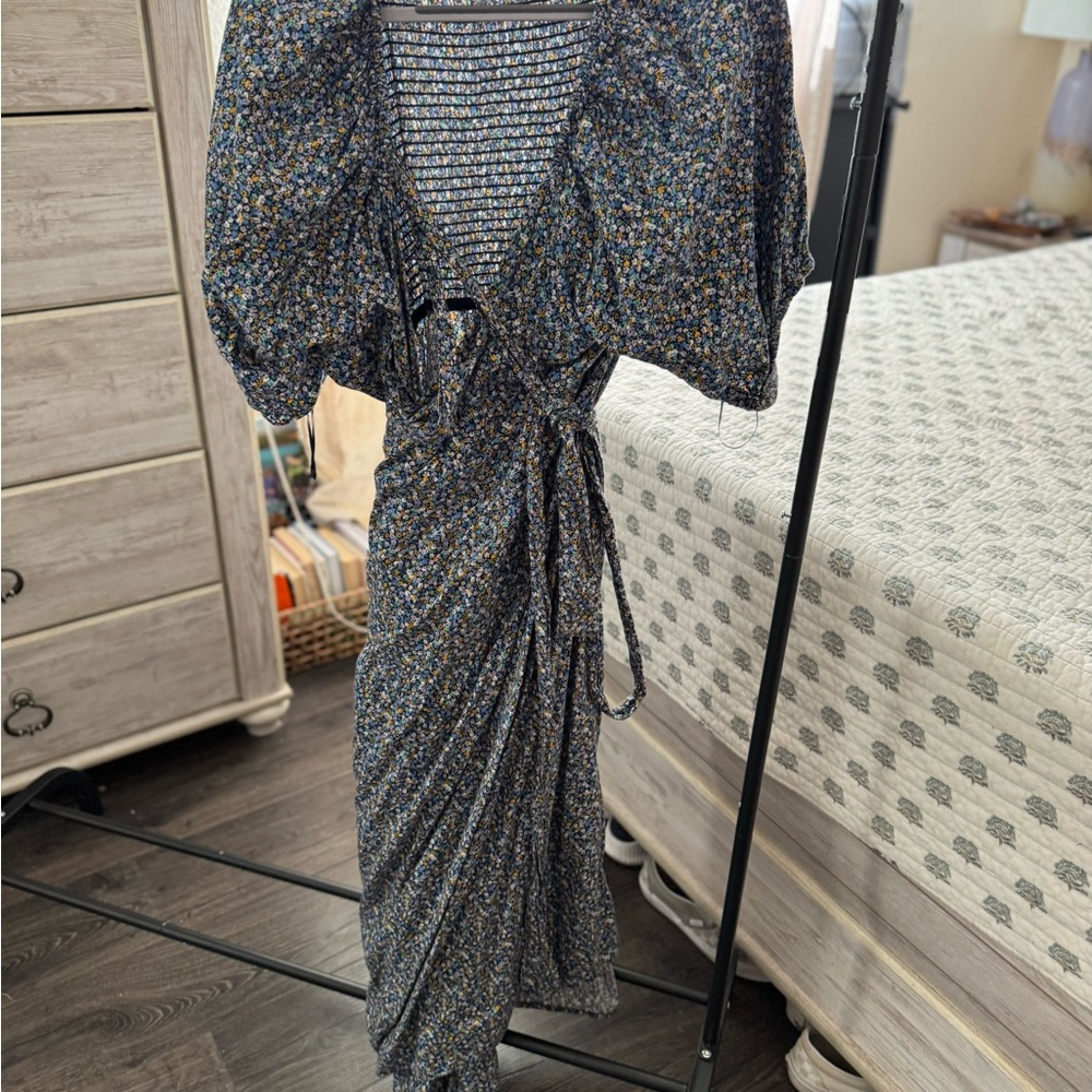 Floral Wrap Dress